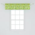 thumbnail image 2 of Ambesonne Abstract Window Valance, Wavy Stripes with Circles, 54" X 12", Multicolor, 2 of 3