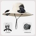 thumbnail image 3 of Solar Fan Hat with Dual USB/Solar Charging – Adjustable Cooling for Fishing, Hiking & Outdoor Adventures, 3 of 8