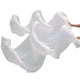 thumbnail image 4 of 100% Seda Unisex Velo de Seda Chino Ventiladores de Baile 2 Piezas Color Blanco 180X90 cm, 4 of 5