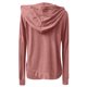 thumbnail image 3 of MHFRRA Sudadera Informal de Manga Larga con Capucha para Mujer, Color Liso, con Cordón, Suave y Cómoda, Estilo Urbano, Blusa Tipo Túnica a La Moda Rosa, 3 of 4
