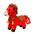 thumbnail image 3 of Caballo de peluche de juguete, caballo de peluche, muñeco de caballo ligero, adorable, para el hogar y la oficina. 12 pulgadas, 3 of 9