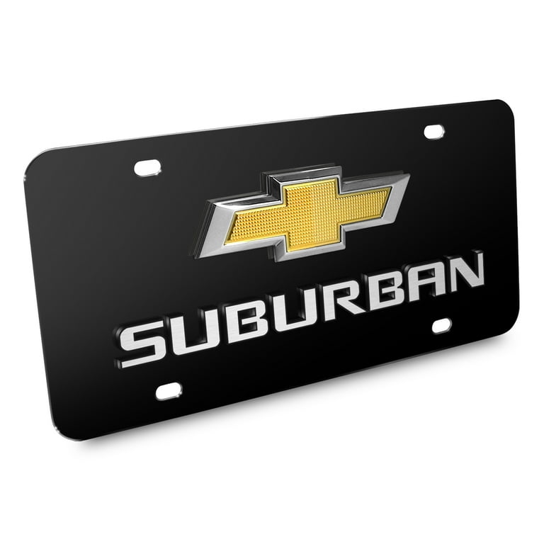 Emblema Lateral LS Original De GM Para Chevrolet Silverado Tahoe Suburban – Cromo Y Negro, Fácil De Instalar