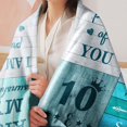 thumbnail image 6 of 10 Year Old Girls Birthday Gifts, Birthday Gifts for 10 Year Old Girls, 10 Year Old Girl Birthday Gift Ideas, 10th Girl Birthday Gifts for Girls, Best 10 Year Old Throw Blanket 60"x50", 6 of 6