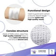 thumbnail image 3 of Dukal Woven Gauze Pads 2" x 2". Pack of 100 12-Ply disposable cotton Sponges for wound dressing, cleaning, prepping, or packing. Sterile, 100% cotton., 3 of 7
