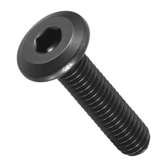 Flat Head Hex Socket Cap Screws Bolts(1/4"-20x1-1/4") 10Pcs, 304 Stainless Steel Hex Socket Furniture Bolts Countersunk Screws - for Furniture Woodworking Project, Black