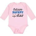 thumbnail image 3 of Inktastic Future Hockey Star Sports Boys or Girls Long Sleeve Baby Bodysuit, 3 of 5