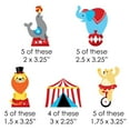thumbnail image 2 of Big Dot of Happiness Carnival - Step Right Up Circus - DIY Shaped Carnival Themed Party Cut-Outs - 24 Count, 2 of 5