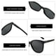 thumbnail image 4 of Gafas de Sol ZENOTTIC Polarizadas Protección UV400 Estilo Ojo de Gato para Mujer, 4 of 6