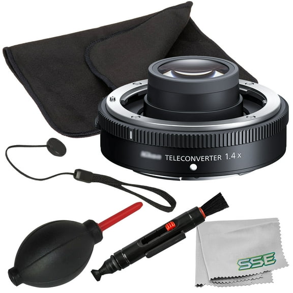 Ultimaxx Starter Nikon Z Teleconverter TC-1.4x Bundle - Includes: Front and Rear Lens Caps, Lens Wrap Case, Universal Lens Cap Keeper & More (8pc Bundle)