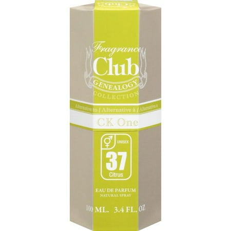 Fragrance Club Genealogy Collection Unisex 37 Citrus Eau De Parfum, 3.4 oz