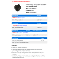 thumbnail image 2 of Fuel Tank Cap - Compatible with 1989 - 2005 Hyundai Sonata - Gates, 2 of 2