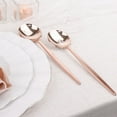 thumbnail image 7 of Balsa Circle 24 Rose Gold 8" Heavy Duty Plastic Spoons Disposable Reception Catering, 7 of 7