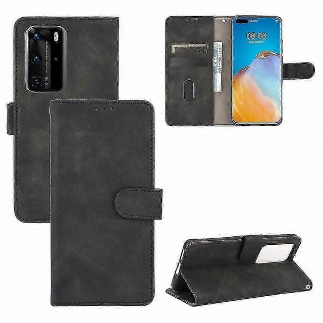 Magnetic Wallet Cover with Card Slot for P40 Pro - PU Leather Folio Case