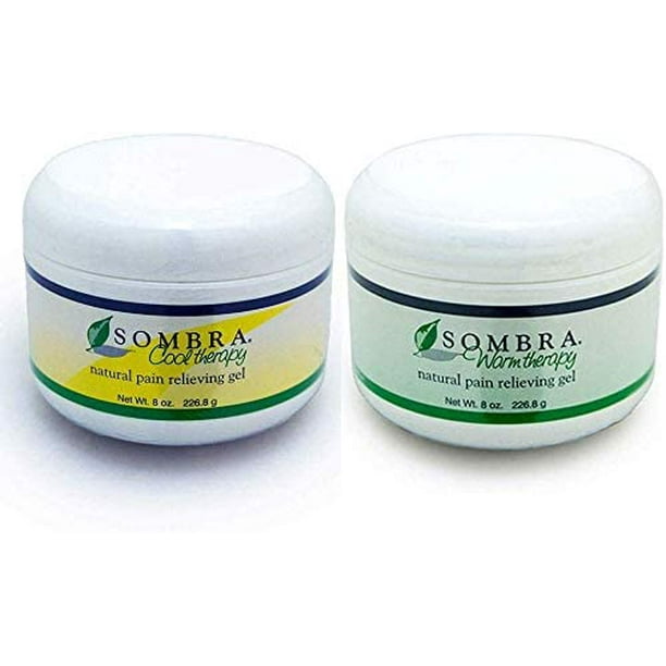 Warm & Cool Natural Pain Relieving Gels, 8 Oz Each