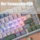 thumbnail image 4 of Teclado mecánico EPOMAKER x Aula F75 Gasket 75% RGB, 4 of 8