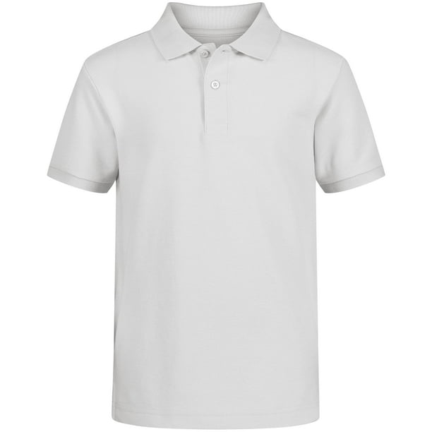 Polo Nautica Big Boys, uniforme de manga corta, color blanco