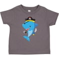 thumbnail image 3 of Inktastic Pirate Shark, Cute Shark, Little Shark, Blue Shark Boys or Girls Toddler T-Shirt, 3 of 5
