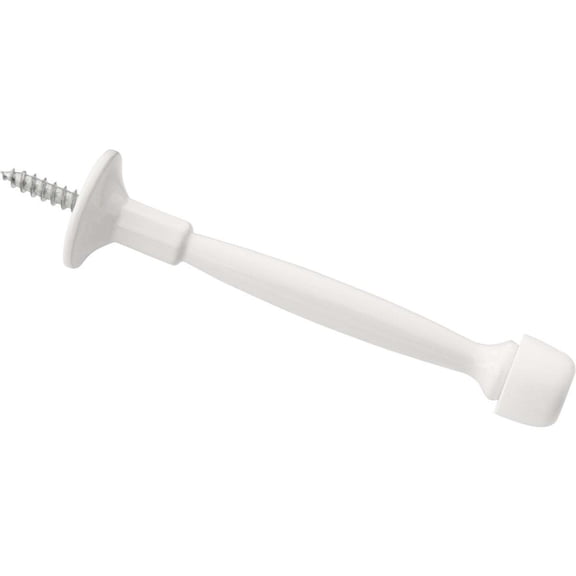 National Hardware 4 In. White Rigid Door Stop N830-552