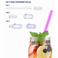 thumbnail image 4 of Reusable Silicone Drinking Straw High Temperature Resistant for Coffee and Hot Drinks, Eco-Friendly Flexible Straw, Ideal Valentines Day Gifts and Sustainable Kitchen Accessories A, 4 of 4