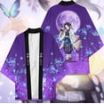 thumbnail image 2 of Kimono de Anime Nezuko Tanjirou para mujeres y hombres, chaqueta con estampado Yukata Haori, ropa tradicional japonesa, disfraz, 2 of 4
