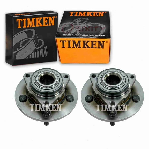 2 pc Timken HA500100 Wheel Bearing Hub Assembly for 400.67007 515072 52070321AA 52070321AB 52070321AC 68081028AA 715072 799-0172 BR930284 Driveline Axle Axles Hubs