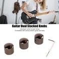 thumbnail image 3 of 3PCS Guitar Knobs Speed Control Knob,Electric Guitar Knobs Top Hat For Electric Guitar Bass, 3 of 8
