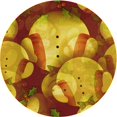 thumbnail image 1 of Ahgly Company Machine Washable Indoor Round Transitional Mahogany Brown Area Rugs, 6' Round, 1 of 7