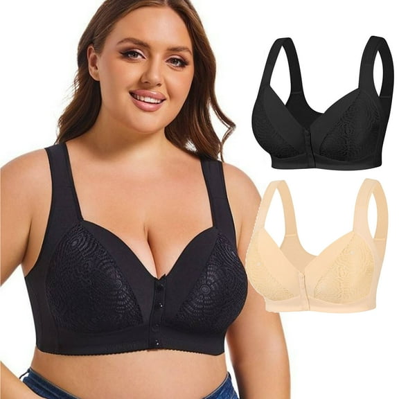 YHAJDS Women Large Size Bras,Wireless Bras For Women No Underwire Everyday Bras Soft Fabric Side Boobs Sagging Ladies Underwear