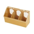 thumbnail image 3 of Comedero para pájaros y palomas, caja colgante con tres orificios, comida para pájaros y palomas, alimentador para aves y pollos, jaula de cría, periq, 3 of 8