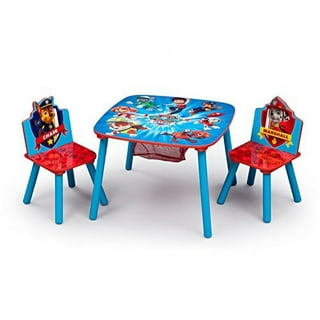 KidKraft PAW Patrol Adventure Bay Wooden Play Table with 73 Accessories 
