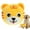 Tiger, variant on Active Moving Pet Plush Toy, Interactive Dog Toys Talking Moving Dog Ball Toy, Washable Cartoon Pig Plush Sound Electronic Herding Ball for Dogs, Shake Bounce Boredom Toys for Dog, Cats