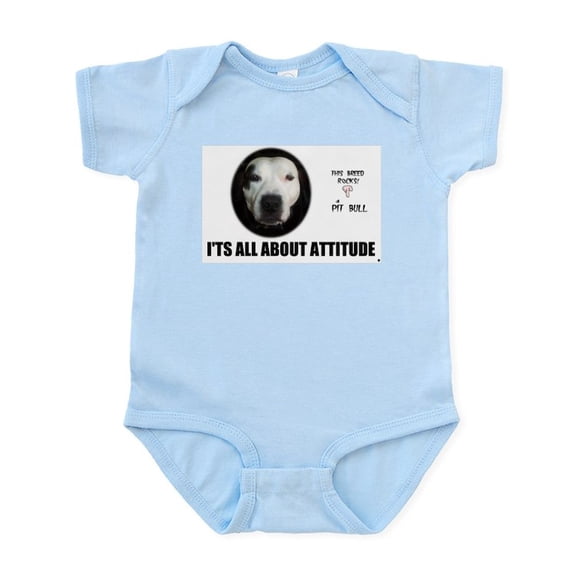 CafePress - AMERICAN PIT BULL TERRIER Infant Creeper - Baby Light Bodysuit, Size Newborn - 24 Months