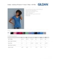 thumbnail image 2 of Gildan 64V00L Softstyle Ladies V-Neck T-Shirt -Black-Large, 2 of 2