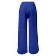 thumbnail image 4 of TYGHBN Women's Wide Legged Summer Beach Leggings Casual Vacation Pants Summer Pants Women Casual Women Work Pants Business Casual Women's Casual Pants Womens Short Pants Casual High Waist Pants for, 4 of 4