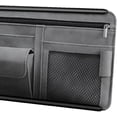 thumbnail image 2 of Car Sun Visor Storage Glasses Organizer Ticket Card Clips with Multi Pocket Wallet Holder Universal for Automobile Accessory, Grey, 2 of 5