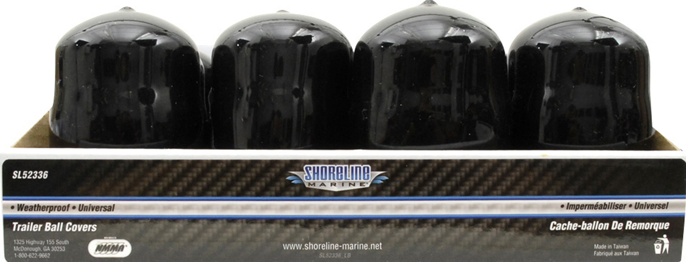 Shoreline Marine Trailer Ball Cover SL52336 Black, 1-7/8 to 2-inch