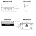 thumbnail image 5 of Wayland Wall Mount Mailbox Rubbed Bronze, 5 of 10