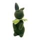 thumbnail image 3 of Figura de conejo flocado con lazo, centro de mesa de primavera suave, figura de conejo Verde, 3 of 9