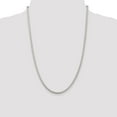 thumbnail image 2 of Auriga 925 Sterling Silver 3 mm Round Spiga Chain Necklace for Women 24", 2 of 5