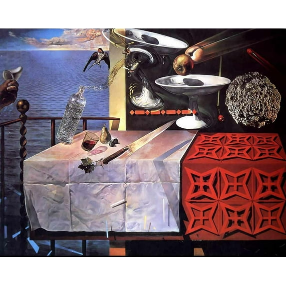 Dali Living Still Life - CANVAS OR PRINT WALL ART
