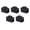 Black, variant on YIGSECU 5Pcs RJ45 Cat6 Coupler Ethernet Extender Connector Coupler Cable Extender Female For Home