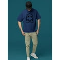thumbnail image 2 of Cute Spooky Season Ghost Halloween Graphic - Men's T-shirt, 2 of 4