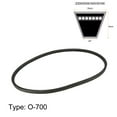 thumbnail image 3 of Uxcell 27.51 '' V-Belts Girth Machine Transmission Drive Belt  Rubber Black 1pcs, 3 of 5