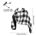 thumbnail image 3 of BotaniNest Multifunctional Blanket Heated Shawl USB Heated Shawl Warm Blanket Heated Mat Extra 150cm Extension, 3 of 6