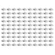 thumbnail image 4 of 100 juegos de soportes para LED de plástico cromado de 3 mm para bombillas de diodos emisores de luz plateadas, 4 of 9