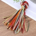 thumbnail image 2 of CIMAXIC christmas 240pcs Christmas Tree Shaped Labels Cartoon 12 Colour Hanging Tag Christmas Themed Gift Labels Kraft Paper Hanging Tags for Home Office with 240pcs Silk Ribbon, 2 of 5