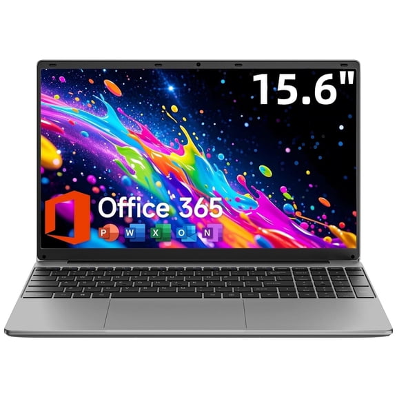Jumper 15.6" Laptop, Intel Celeron 5205U, 4GB RAM, 128GB Storage, Windows 11 Home, 1-Year Office 365 Included, Silver, EZbook S7HI