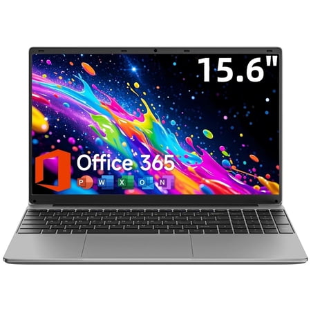 Jumper 15.6" Laptop, Intel Celeron 5205U, 4GB RAM, 128GB Storage, Windows 11 Home, 1-Year Office 365 Included, Silver, EZbook S7HI