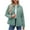 Mint Green, variant on Kaemgyyd Linen Blazer Women 3/4 Sleeve Lightweight Fall Cotton Linen Blazer Jackets Casual Work Office Coat with Pockets