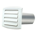 thumbnail image 1 of 5" Louvered White Vent Hood, with Tailpiece, 1 of 2